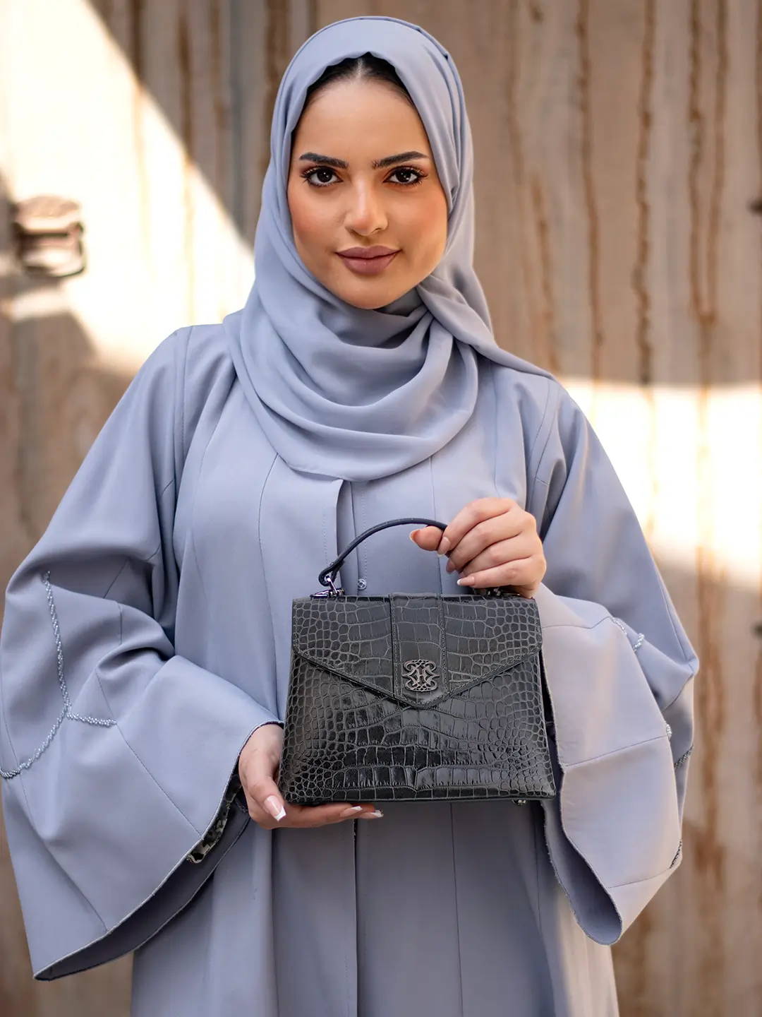 Premium Croco Print Leather Handbag for Women